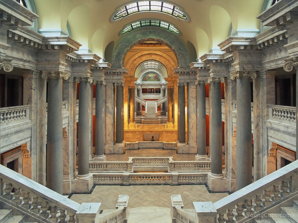 Interior of the State Capital Building, Frankfort, Kentucky
